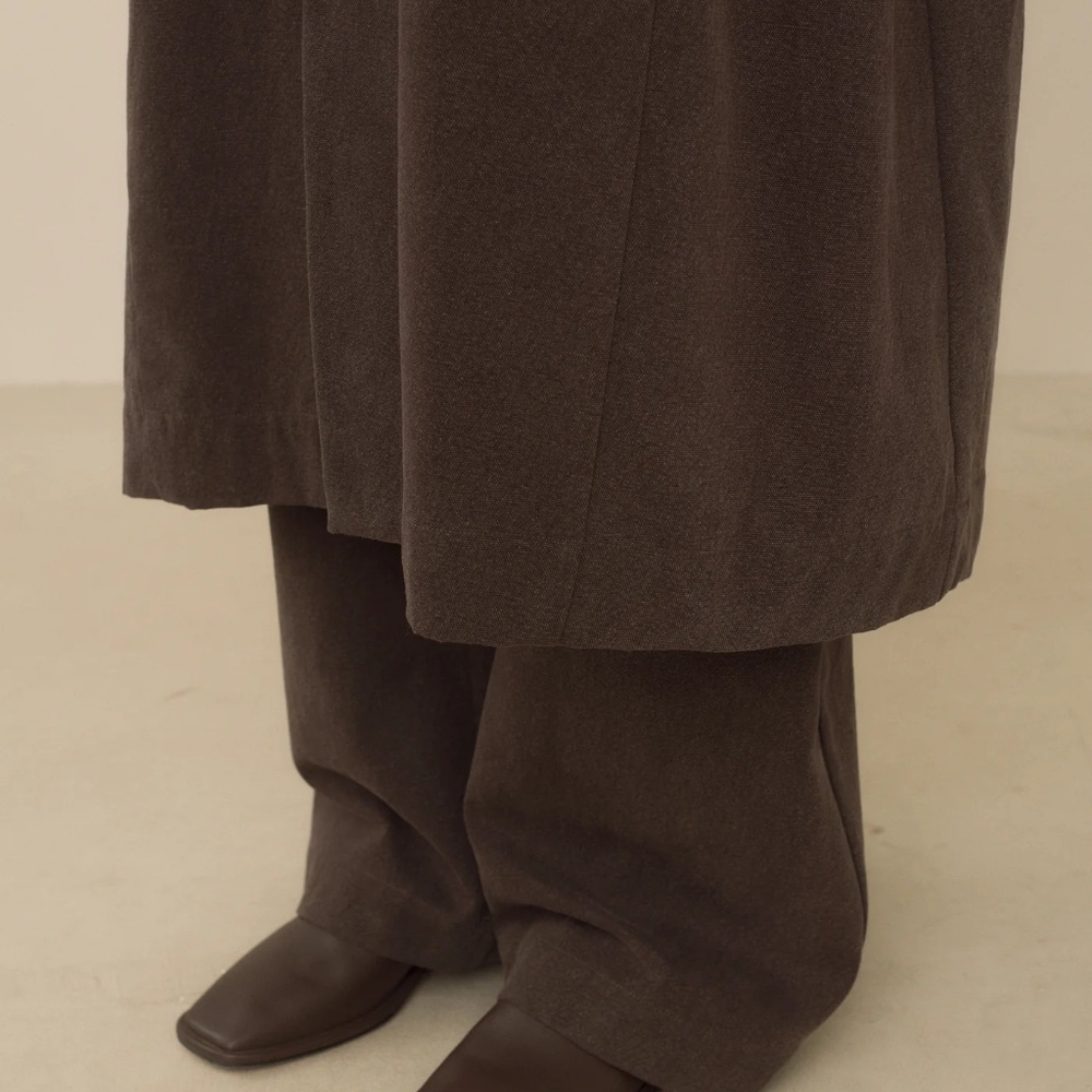 Lauren Manoogian Canvas Car Coat in Soil - Picture 6 of 10